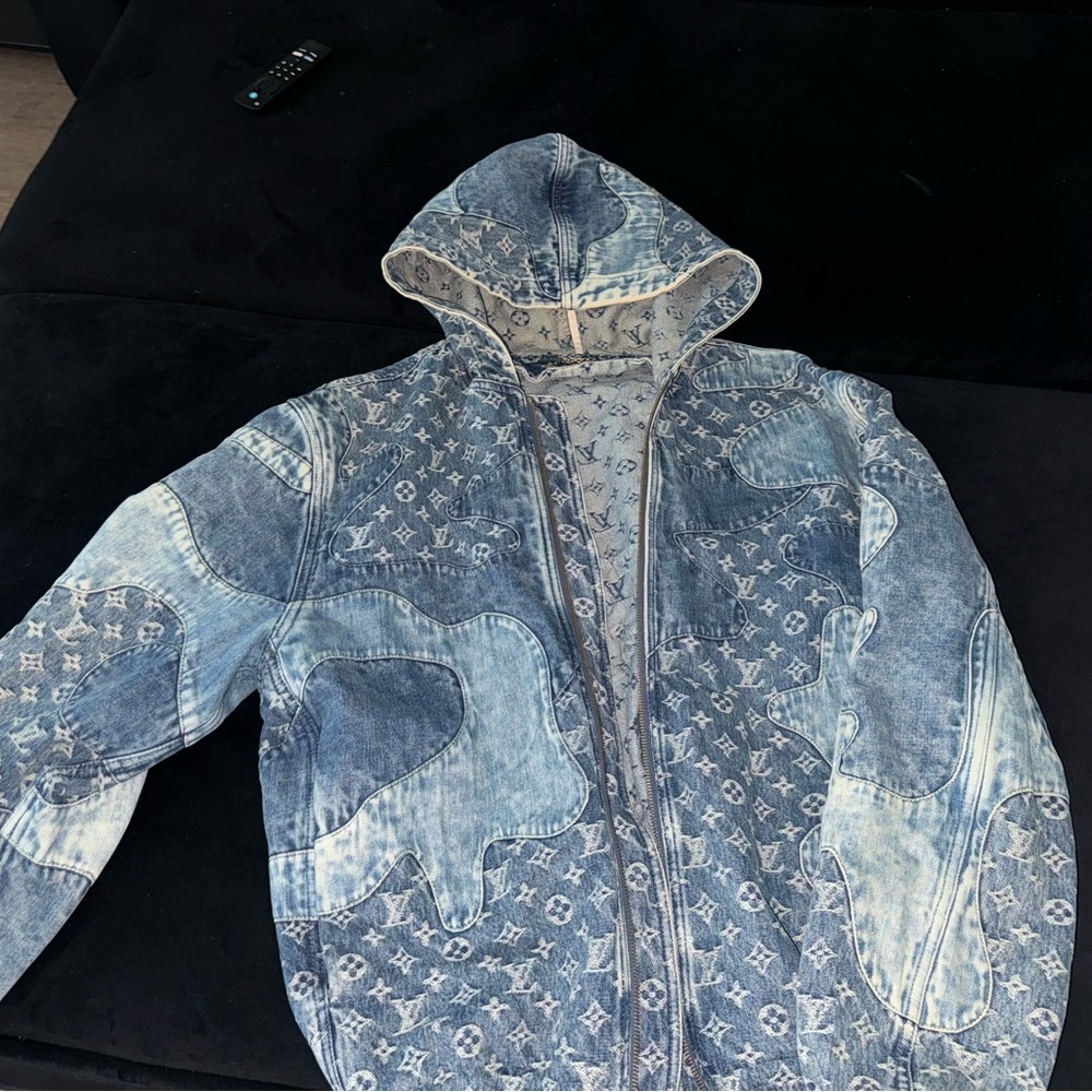 Louis Vuitton x Nigo Monogram Patchwork Denim Hoodie